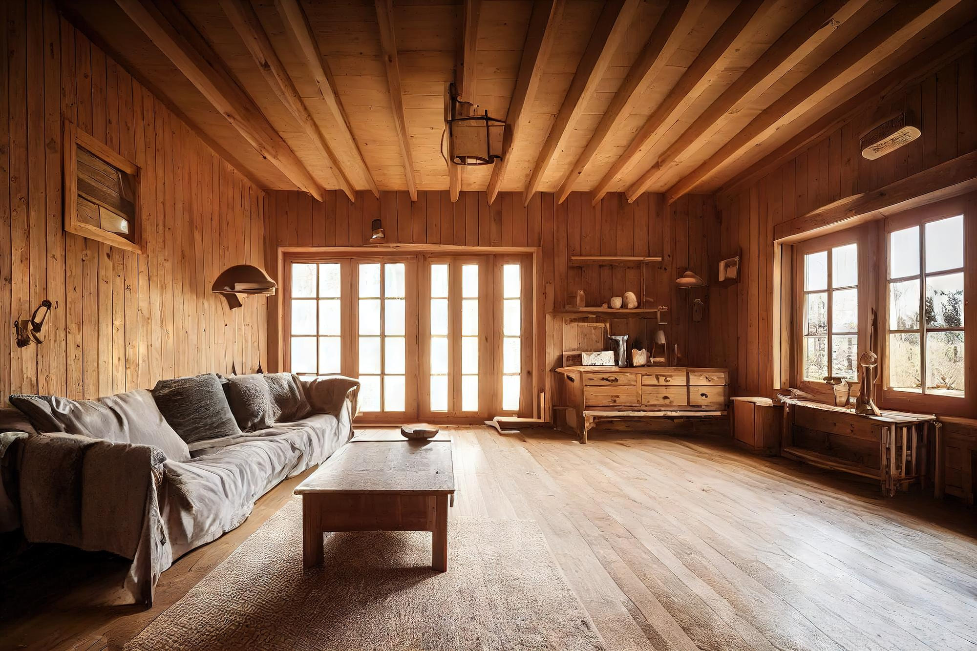 Особенности внутренней отделки деревянных домов