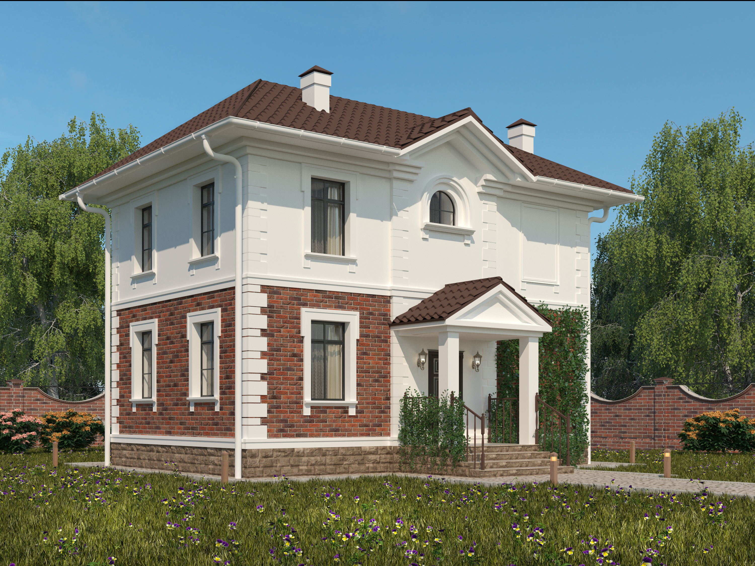 Проекты эконом домов – лучшие цены на готовые проекты в Украине и Киеве | DOM4M