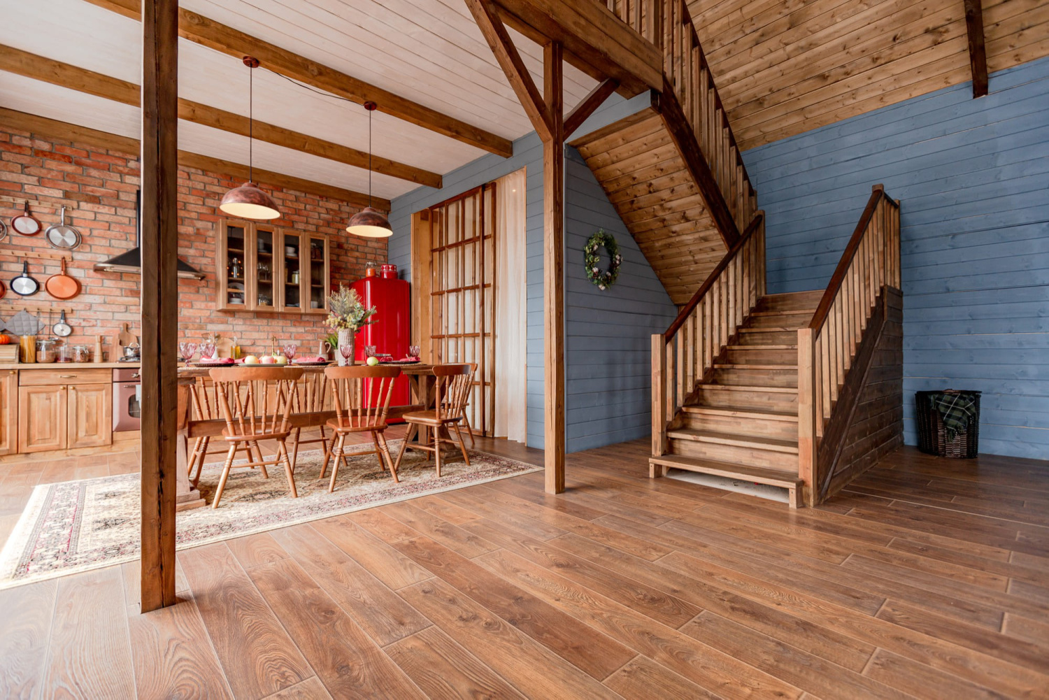 Интерьер деревянного дома | KSSRUB | Деревянные дома из Вологды | Дзен