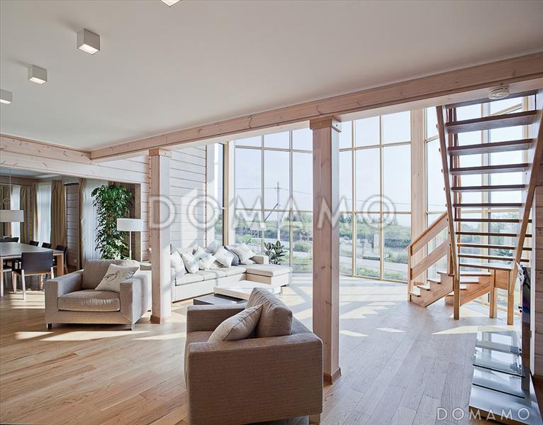 Projekt moderne kuće s panoramskim prozorima Hamilton (783 m²)