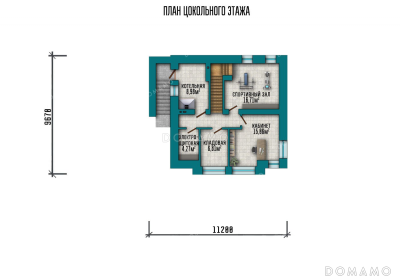 План цокольного этажа