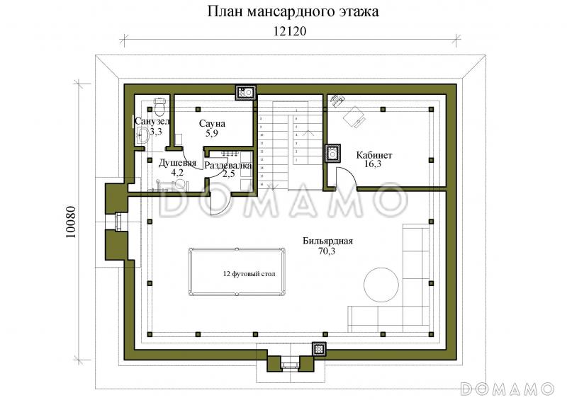 Двухэтажные каркасные дома — скачать проект с чертежами и сметой