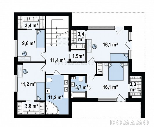 План 2 этажа