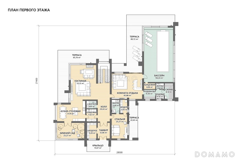 План 1 этажа