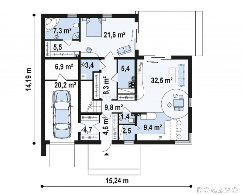 План 1 этажа