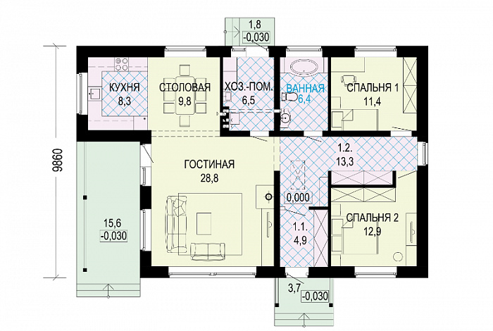 Проекты домов с мансардой от 100 до 150 кв.м