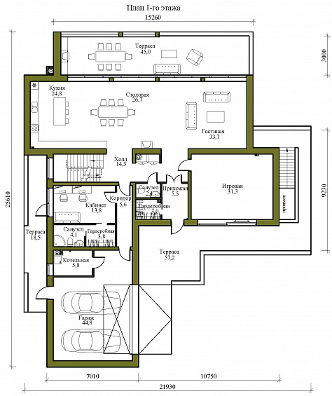 Комфортабельный дом в Минске, 703 м²