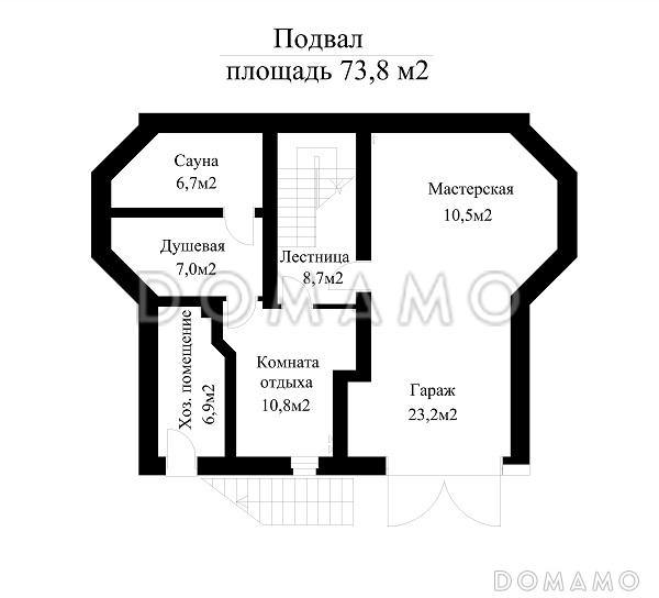 Проекты домов с подвалом: фото, планировка и чертежи