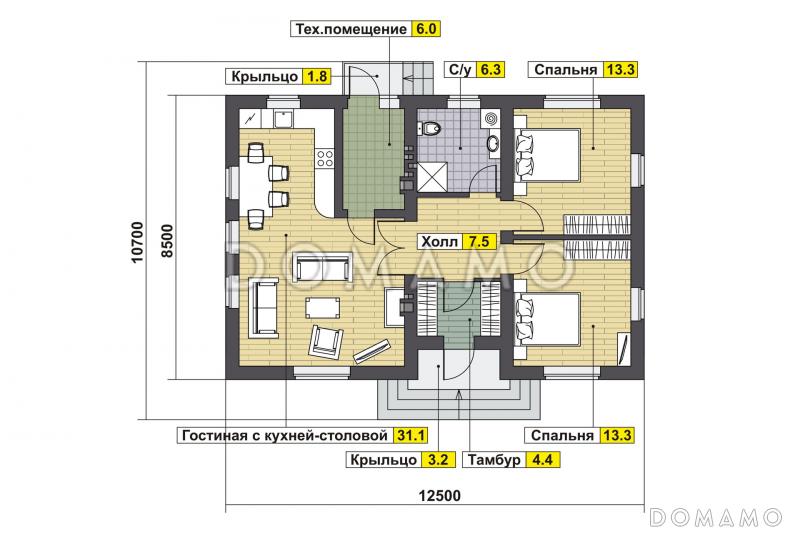 Готовые проекты лестниц из металла и террасной доски