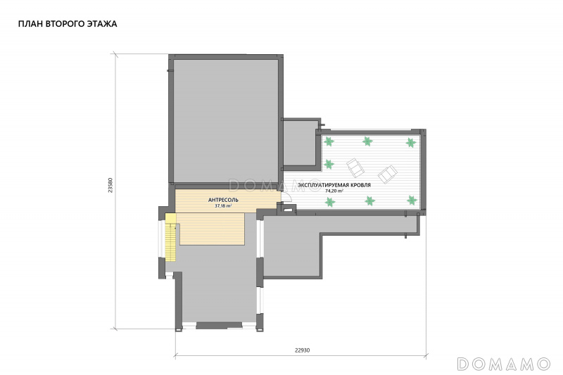 План 2 этажа