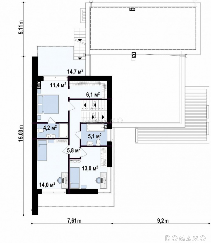 План 2 этажа