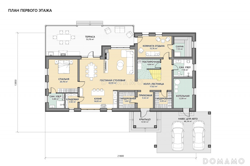 План 1 этажа