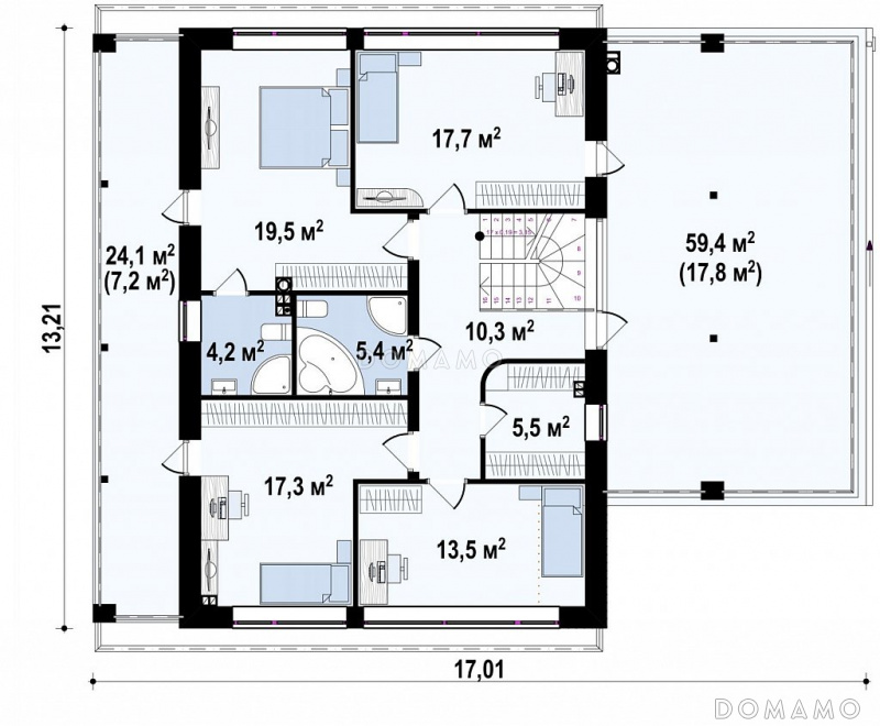 План 2 этажа