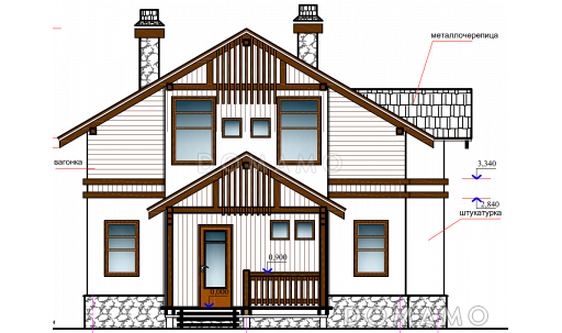 Входной фасад