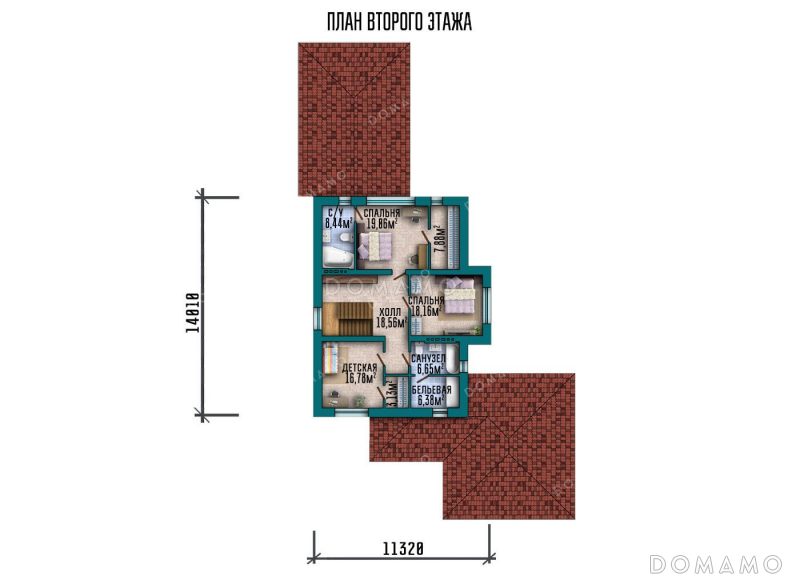 План 2 этажа