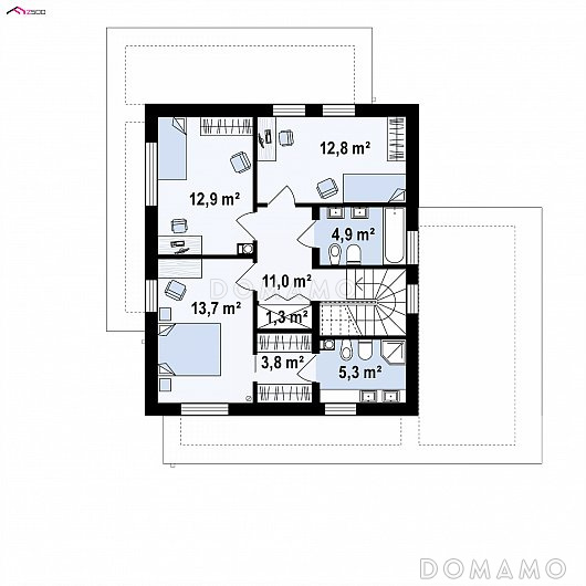 План 2 этажа