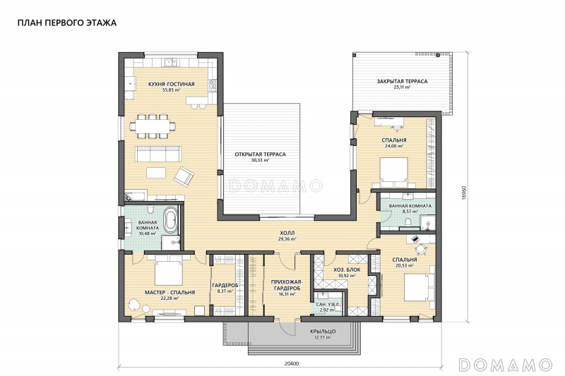 План 1 этажа