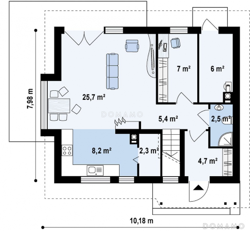 План 1 этажа