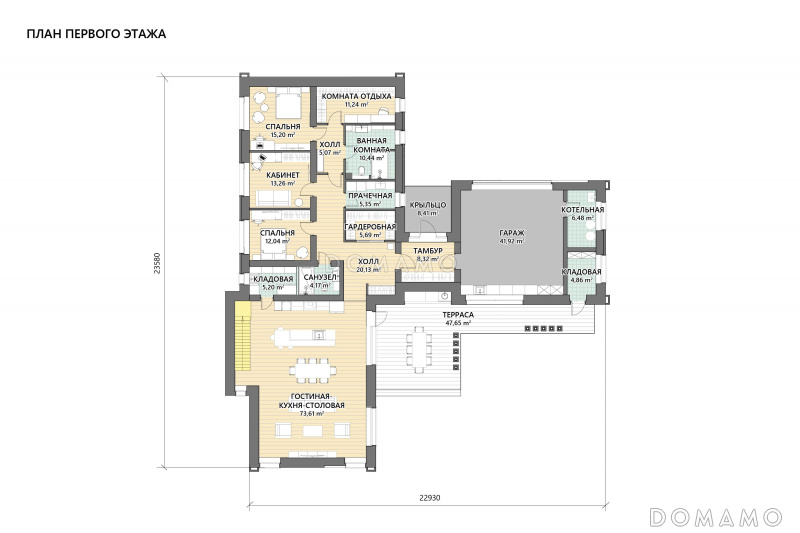 План 1 этажа