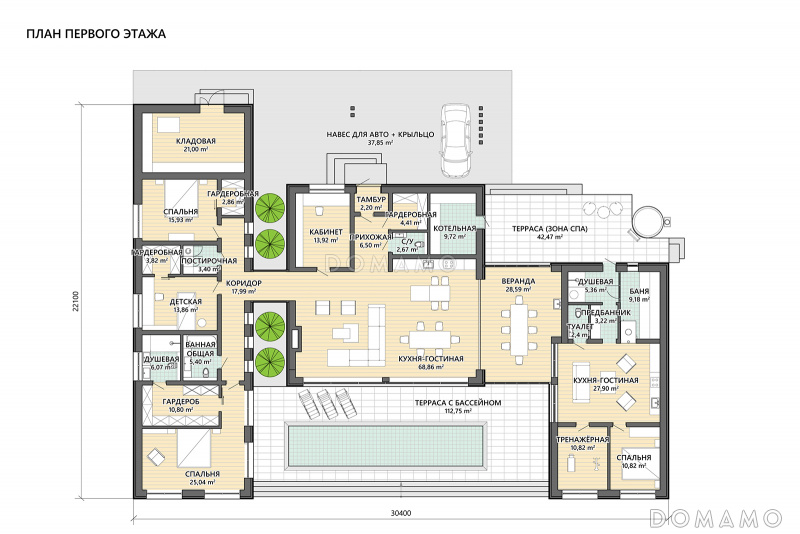 План 1 этажа