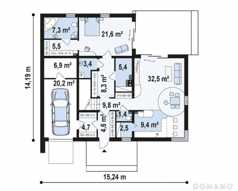 План 1 этажа