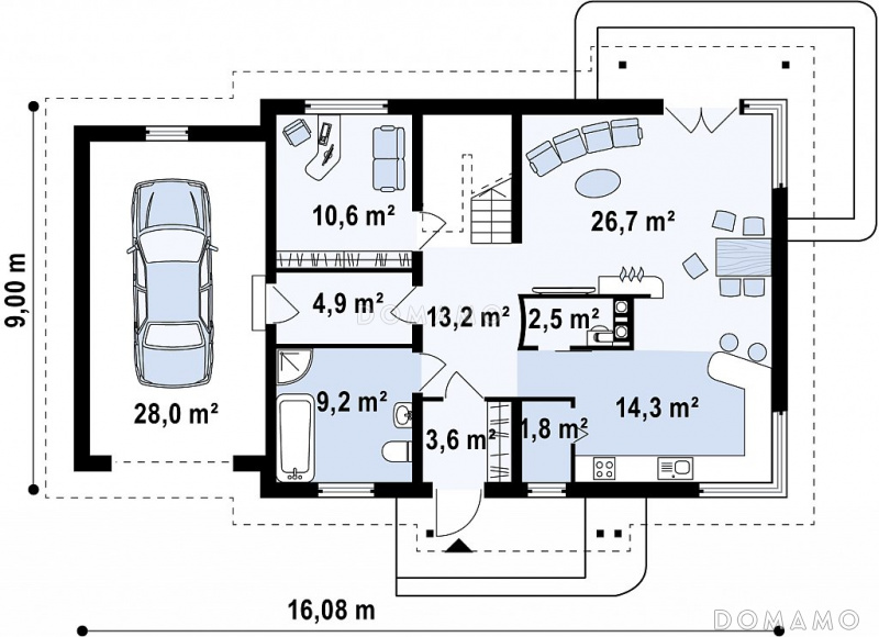 План 1 этажа