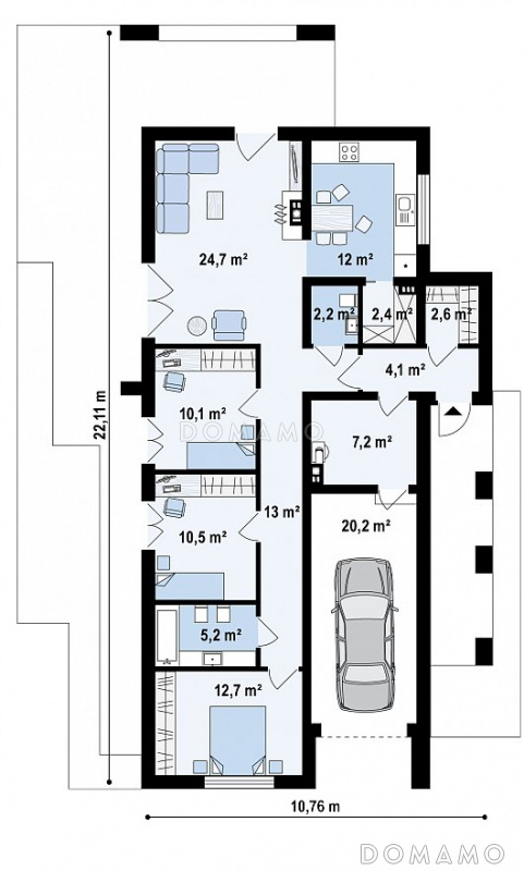 План 1 этажа