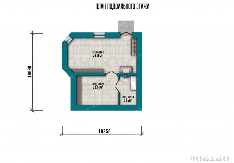 План цокольного этажа