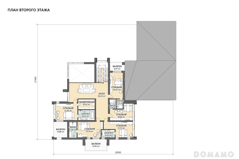 План 2 этажа