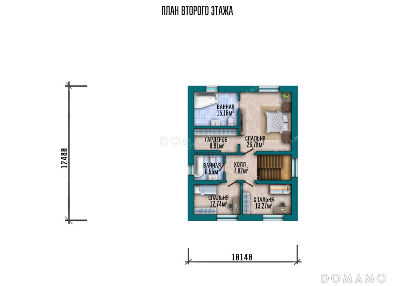 План 2 этажа