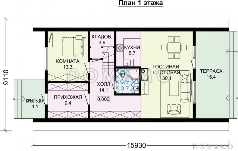 Дома A-Frame (шалаши)