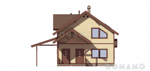 Фасад сзади