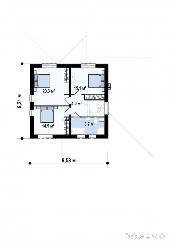 План 2 этажа